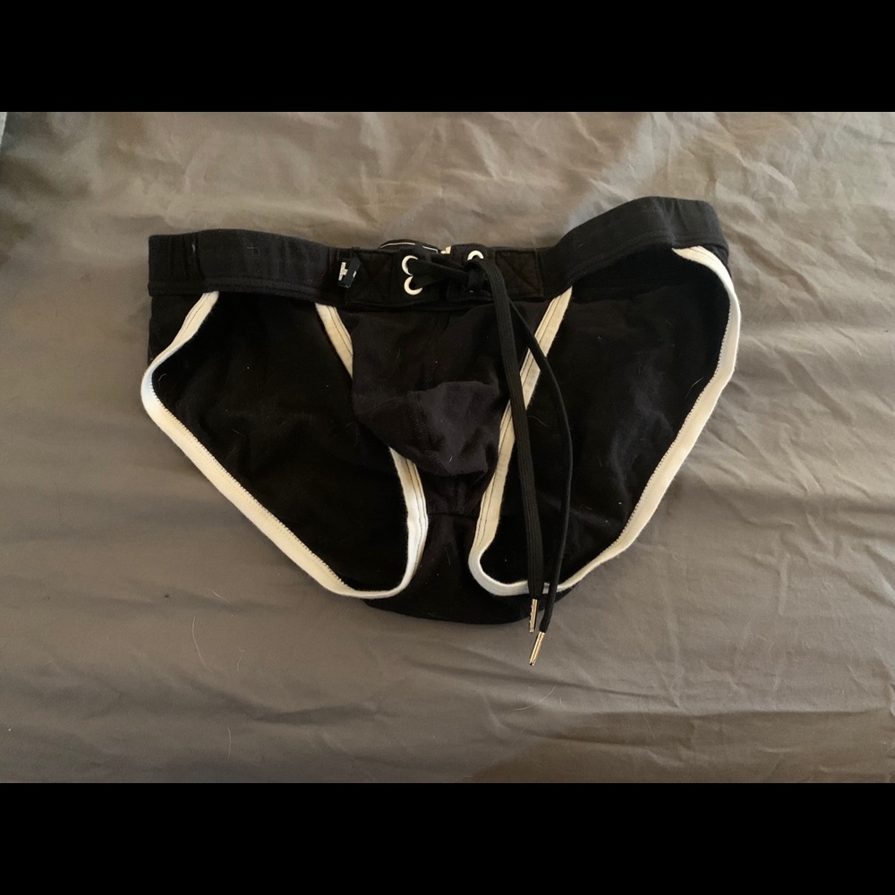Andrew Christian XL briefs with laces